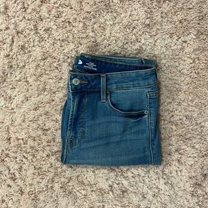 old navy high rise slim straight jeans